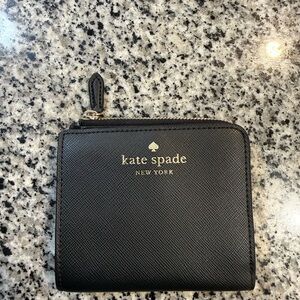 Kate Spade Black Zip Wallet